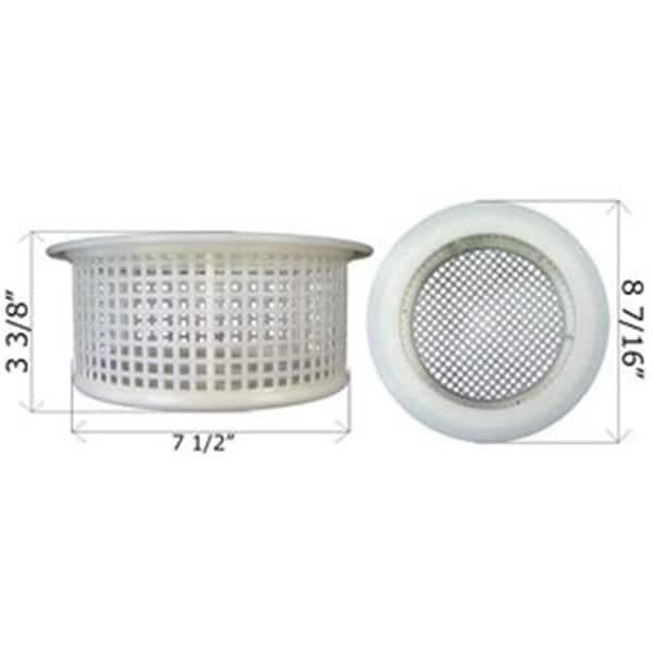 Handson Aladdin Equipment American Stubby & Swimrite Skimmer Basket HA2546251 - main